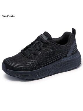 Max Cushioning Slip Resistant Work Sneakers Memory Foam